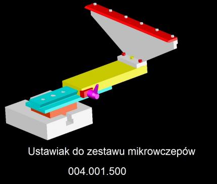 Ustawiak do zestawu mikrowczepów do przystawki z konikiem 004.001.500